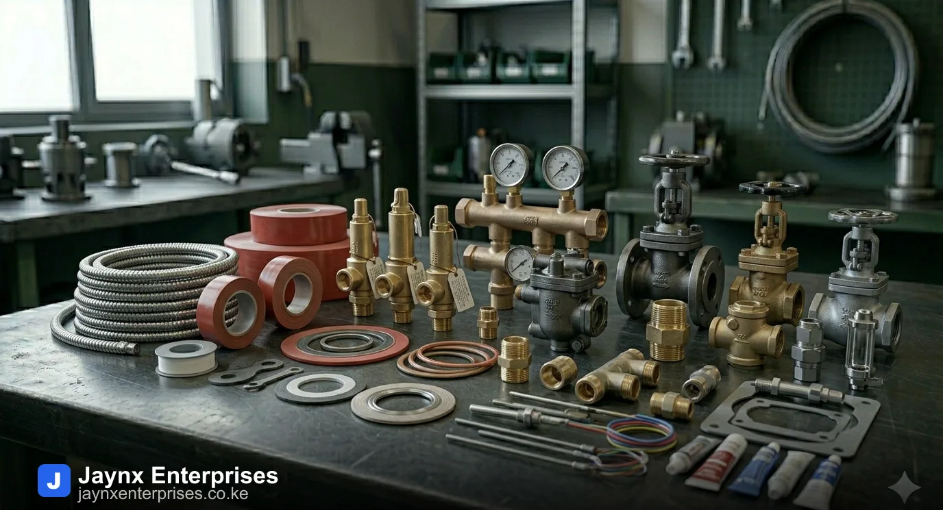Boiler & Steam System Parts supplier in Nairobi Kenya — Jaynx Enterprises East Africa
