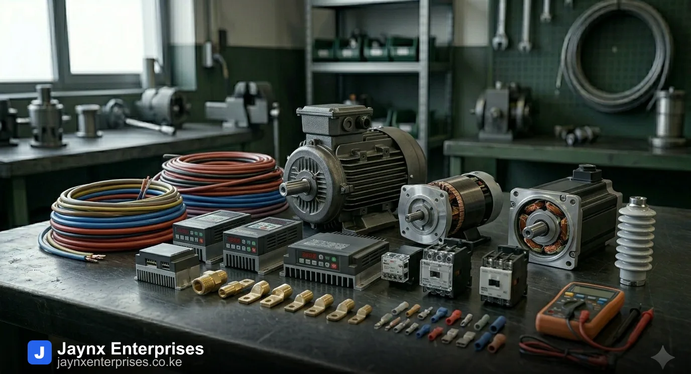 Industrial motors and electrical equipment
